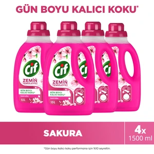Zemin Temizleyici Sakura 1500 ml X4