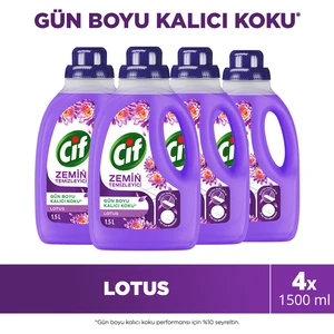Zemin Temizleyici Lotus 1500 ml X4