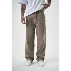 Erkek Washed Baggy Pantolon Gri