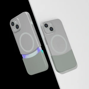 Apple iPhone 13 Kılıf M-Safe Şarj Özellikli Mıknatıslı Duble Kapak