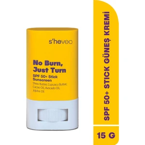 S'he Vec No Burn, Just Turn - Spf 50+ Stick Güneş Kremi