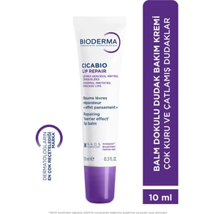 Cicabio Lip Repair Çatlayan Dudaklar için Nemlendirici Besleyici Onarıcı Dudak Bakım Kremi 10 ml