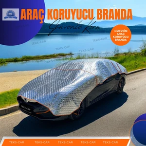Otomobil Branda Örtüsü Güneş-Dolu-Kar ve Donmaya Karşı 5 Katmanlı Sedan Universal Araba Bbrandası