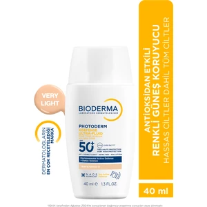 Photoderm XDefense Spf50+ Tüm Cilt Tipleri Antioksidan Etkili Renkli Güneş Kremi Very Light 40 ml