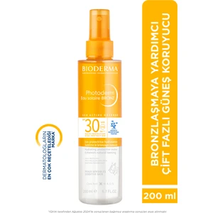Photoderm Bronz Sun Protective Water SPF30 Bronzlaştırıcı Güneş Koruyucu Yüz, Vücut, Saç 200 ml