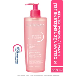 Sensibio Foaming Gel Hassas ve Normal Ciltler Durulanan Micellar Yüz Temizleme Jeli 500 ml