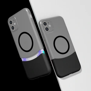 Apple iPhone 11 Kılıf M-Safe Şarj Özellikli Mıknatıslı Duble Kapak