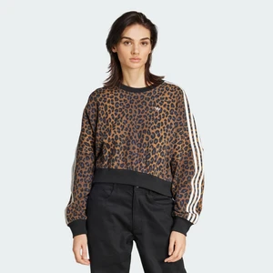 Adidas Originals JW7303 Leopard Crewneck Sweatshirt