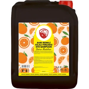 20 Lt Cilalı Fırçasız Sarı Renkli Bodrum Mandalinası Oto Şampuanı