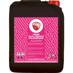 20 Lt Cilalı Fırçasız Pembe Renkli Karpuz&çilek Oto Şampuanı