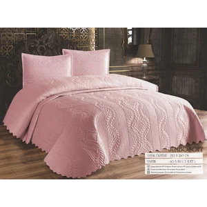 Çift Kişilik 3 Parça Ultrasonik Kapitoneli Yatak Örtüsü