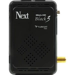 Next Minix HD Black 3 Full HD Uydu Alıcısı HDMI ve USB Bağlantı Özellikleriyle