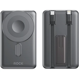 Rock P50 10000 Mah PD20W Taşınabilir Şarj Cihazı 5 In 1 Magsafe Powerbank Uzay Grisi