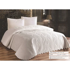 Çift Kişilik 3 Parça Ultrasonik Kapitoneli Yatak Örtüsü