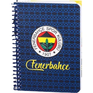 A6 72 Yaprak Karton Kapak Spiralli Bloknot Çizgili (591709)