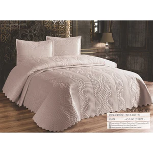 Çift Kişilik 3 Parça Ultrasonik Kapitoneli Yatak Örtüsü