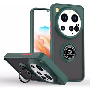 Xiaomi Mi 15 Ultra Kılıf Mat Parmak Izi Yapmaz Renkli Tuşlu 360 Yüzüklü Standlı Military Kamera Korumalı Sert Kapak