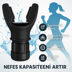 Ayarlanabilir Dirençli Nefes Egzersiz Aleti