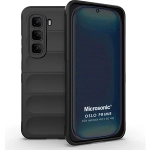 Infinix Hot 50 4g Kılıf Oslo Prime Siyah