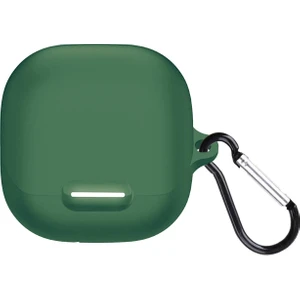 Anker Soundcore Liberty 4 Nc Kılıf Askılı Mat Silikon Koyu Yeşil
