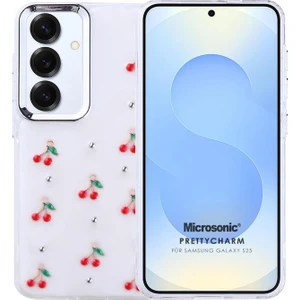 Samsung Galaxy S25 Kılıf Prettycharm Cherry