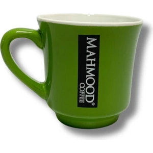 Mahmood Coffee Mottolu Porselen Kupa Yeşil 300 ml
