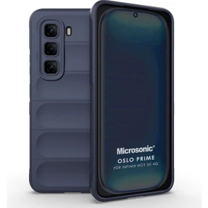 Infinix Hot 50 4g Kılıf Oslo Prime Lacivert