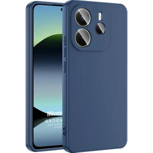 Xiaomi Redmi Note 14 5g Kılıf Groovy Soft Lacivert
