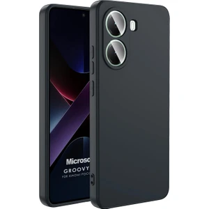 Xiaomi Poco X7 Pro Kılıf Groovy Soft Siyah