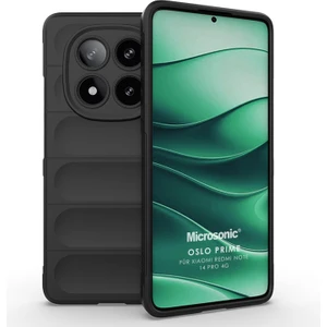 Xiaomi Redmi Note 14 Pro Plus Kılıf Oslo Prime Siyah