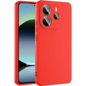 Xiaomi Redmi Note 14 5g Kılıf Groovy Soft Kırmızı