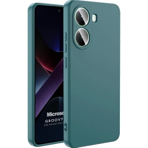 Xiaomi Poco X7 Pro Kılıf Groovy Soft Koyu Yeşil