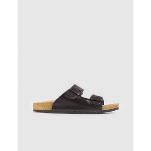 Unisex Arzn Çift Bantlı Günlük Terlik 002KD Siyah