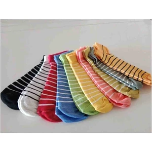 8 Çift Çember Desenli Pamuklu Kadın Patik Çorap