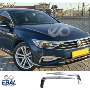Ebal Oto Vw Passat B8,5 Krom Sis Farı Çerçevesi 2 Prç. 2019 Üzeri P.çelik