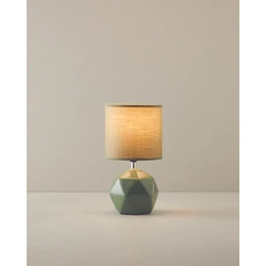 English Home Cubic Seramik Abajur Yeşil