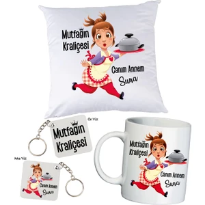 Anneler Günü Mutfağın Kraliçesi Canım Annem Isimli Set