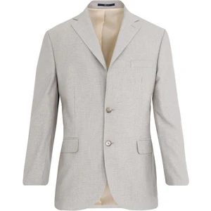 Bej Casual Mono Yaka Ceket