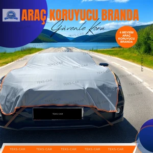 Oto Koruyucu Thermal 3 Katmanlı 4 Mevsim Araç Koruma Güneş,kar ve Donmaya Karşı Sedan Oto Brandası