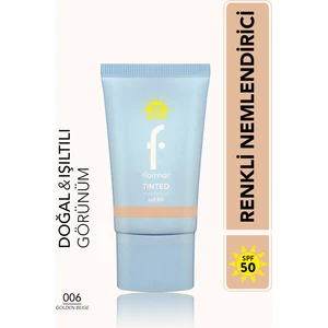 Sun Lovers Nemlendirici Etkili & Doğal Bitişli Renkli Güneş Koruyucu SPF50 (006 Golden Beige) 8682536090421