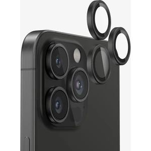 iPhone 14 Pro Max  Kamera Lens Koruyucu ''Safir Cam & Kolay Kurulum'' (Siyah)