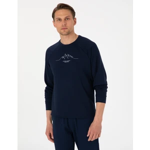 Pierre Cardin Erkek Lacivert Regular Fit Sweatshirt 50290611-VR033