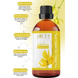 Ylang Ylang Uçucu Yağ Buhurdanlık Esansı Oda Kokusu Uçucu Esansiyel Yağ Buhur Yağı 100ML