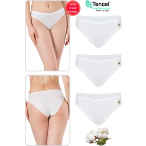 Özkan 23924 3'lü Paket Kadın Pamuklu Modal Esnek Yumuşak Slip Külot
