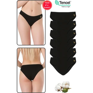 Özkan 23924 6'lı Paket Kadın Pamuklu Modal Esnek Yumuşak Slip Külot