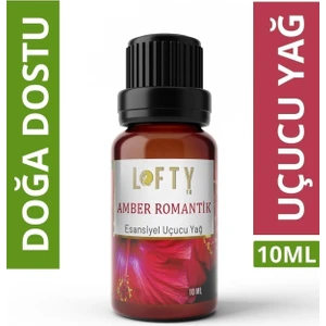 Amber Romantik Uçucu Yağ Buhurdanlık Esansı Konsantre Oda Kokusu Esans Buhur Yağı 10 ml