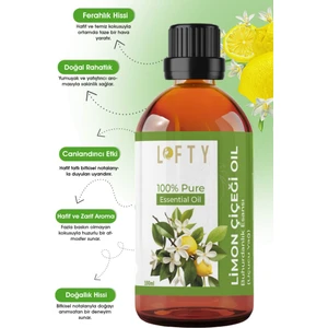 Limon Çiçeği Uçucu Yağ Buhurdanlık Esansı Oda Kokusu Uçucu Esansiyel Yağ Buhur Yağı 100ML