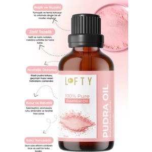 Pudra  Uçucu Yağ  Buhurdanlık Esansı Konsantre Oda Kokusu  Esans Buhur Yağı 30ML