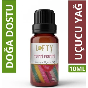 Tutti Frutti Sakız Uçucu Yağ Buhurdanlık Esansı Konsantre Oda Kokusu Esans Buhur Yağı 10 ml