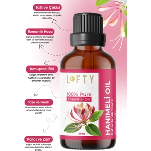 Hanımeli  Uçucu Yağ  Buhurdanlık Esansı Konsantre Oda Kokusu  Esans Buhur Yağı 30ML